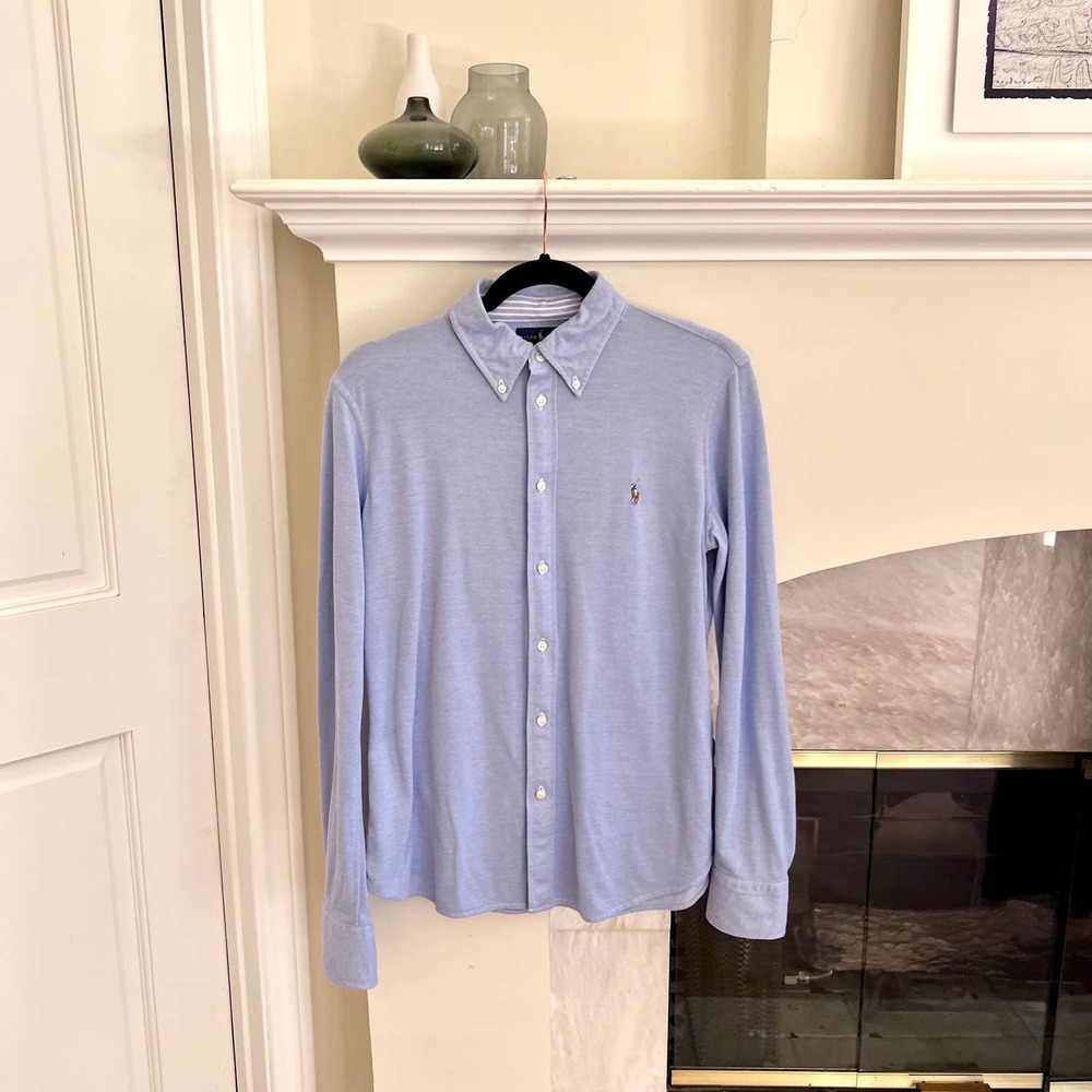 Light Blue Ralph Lauren Shirt